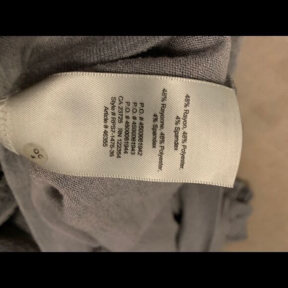Aritzia Small Grey Wilfred Free Devinette Top - Picture 4 of 6